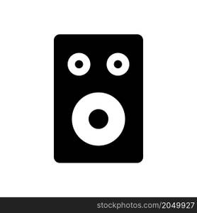 speaker icon vector solid style