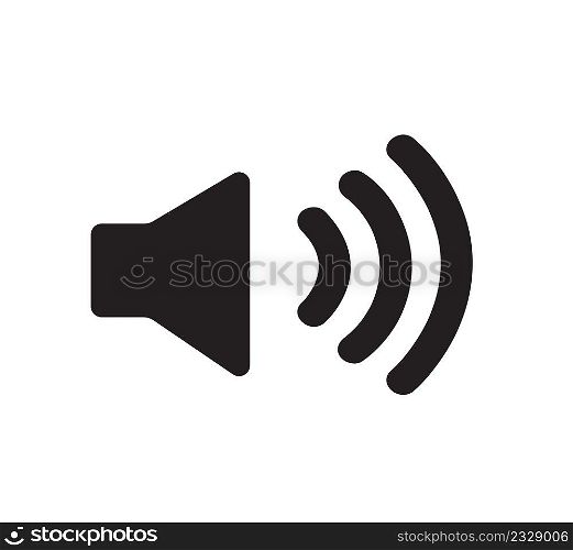 Speaker icon. volume icon vector illustration 