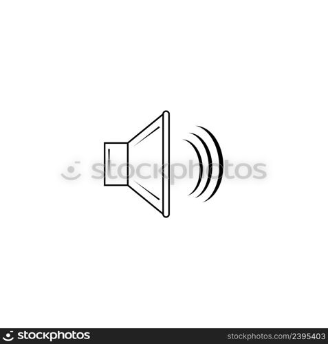 speaker logo icon vector design template