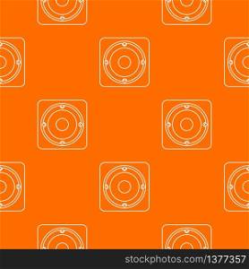 Speaker pattern vector orange for any web design best. Speaker pattern vector orange