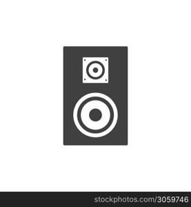 speaker sound professional icon vector template illustration design