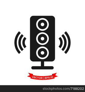 speaker vector icon, audio speaker icon