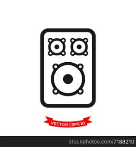 speaker vector icon, audio speaker icon