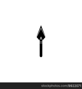 Spear icon illustration isolated on white background sign symbol. Spear vector logo. Modern vector pictogram for web graphics