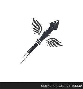 spear icon vector illustration design template