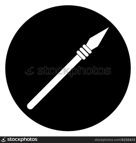 spear icon vector template illustration logo design