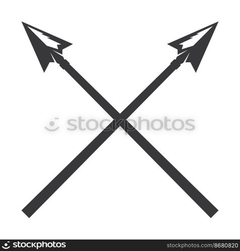 Spear logo icon vector image