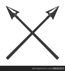 Spear logo icon vector image