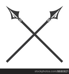 Spear logo icon vector image