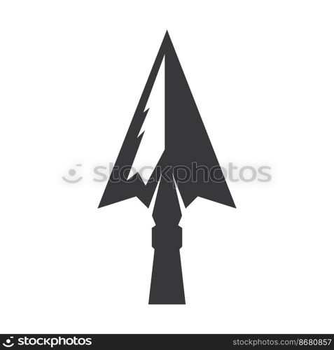 Spear logo icon vector image