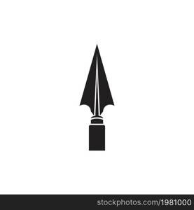 spear logo vector icon template illustration