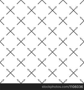 Spear pattern vector seamless repeating for any web design. Spear pattern vector seamless