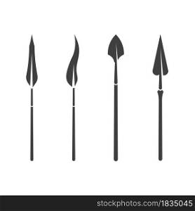 Spear Vector icon design illustration Template