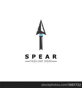 Spear vector illustration icon Template design