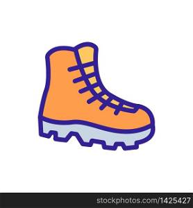 special climber shoes icon vector. special climber shoes sign. color symbol illustration. special climber shoes icon vector outline illustration