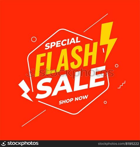 special flash sale modern banner design. special flash sale modern banner design vector illustration
