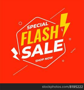 special flash sale modern banner design. special flash sale modern banner design vector illustration
