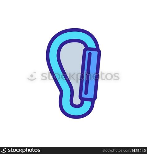 special holders for work icon vector. special holders for work sign. color symbol illustration. special holders for work icon vector outline illustration