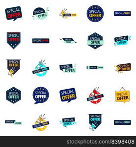 Special Offer Bundle 25 Impactful Vector Designs for Promotion and Branding