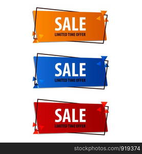 Special offer sale banner for your design ,discount clearance event festival , illustration vector