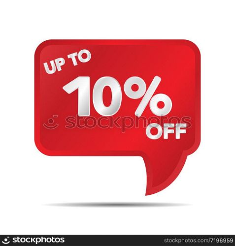 Special offer sale button with sale up to percent discount. for market, web, icons
