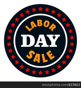Special sale labor day logo icon. Flat illustration of special sale labor day vector logo icon for web design isolated on white background. Special sale labor day logo icon, flat style
