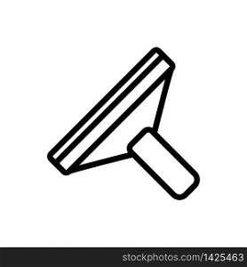 special tool for cleaning windows icon vector. special tool for cleaning windows sign. isolated contour symbol illustration. special tool for cleaning windows icon vector outline illustration