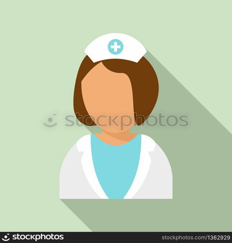 Specialist nurse icon. Flat illustration of specialist nurse vector icon for web design. Specialist nurse icon, flat style