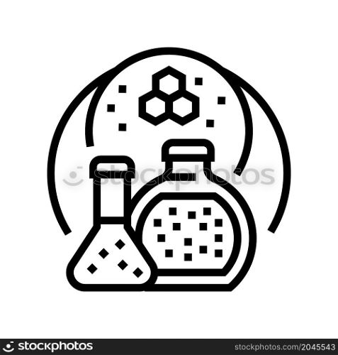 specialty chemicals line icon vector. specialty chemicals sign. isolated contour symbol black illustration. specialty chemicals line icon vector illustration