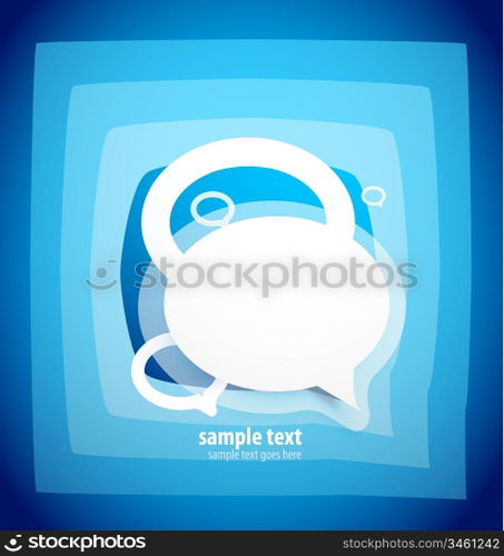 Speech bubble background