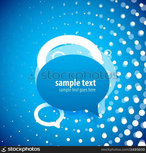 Speech bubble background