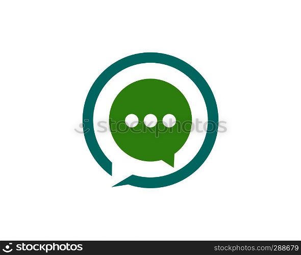 speech bubble chat communication illustration vector