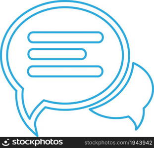 speech bubble chat icon sign design