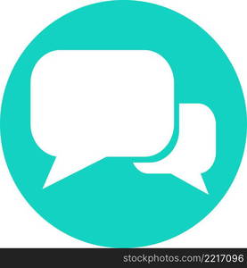 Speech bubble chat icon sign symbol design