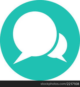 Speech bubble chat icon sign symbol design