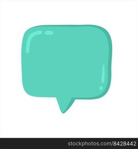Speech Bubble for Entering Conversation Messages and Thoughts of Cartoon Characters