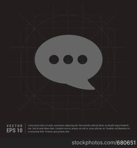 Speech bubble icon