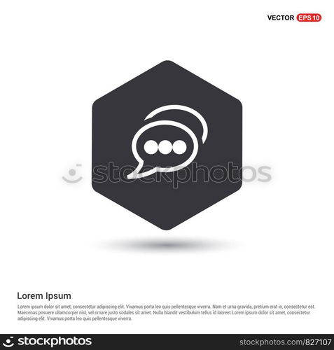 Speech bubble icon