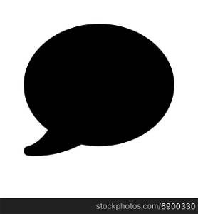 speech bubble, icon on isolated background