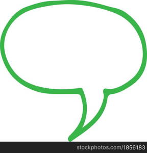 Speech bubble icon sign design