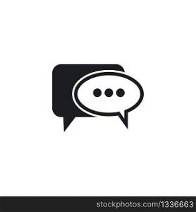 Speech bubble icon vector design
