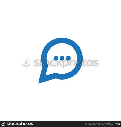 Speech bubble icon vector design