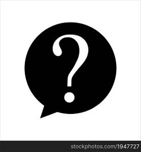 Speech Bubble With Question Mark Icon