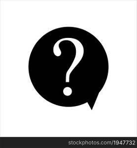 Speech Bubble With Question Mark Icon