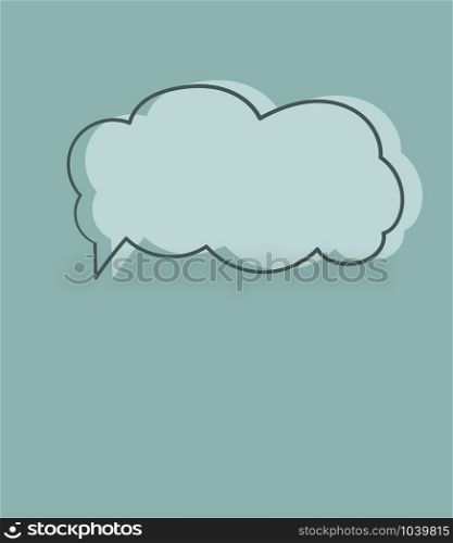 Speech bubbles, Conversation icon shaped banners isolate on blue background.