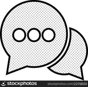 Speech bubbles icon symbol sign