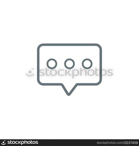 Speech Bubbles icon vector design templates on white background