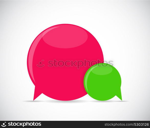 Speech Bubbles Vector Illustration EPS10. Speech Bubbles Vector Illustration