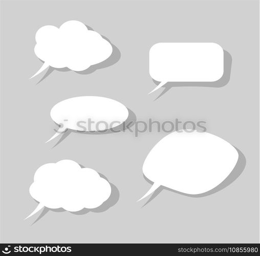 Speech bubbles vector image