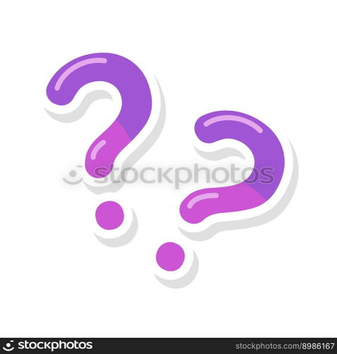 speech bubbles with question marks doubt concept problem solving